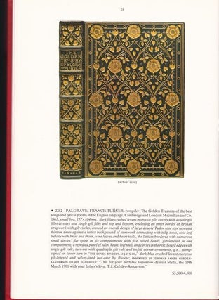 The Estelle Doheny Collection...Part VI. Printed Books and Manuscripts Concerning William Morris and His Circle.
