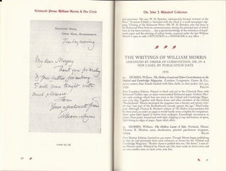 Kelmscott Press, William Morris & His Circle. The John J. Walsdorf Collection with a few additions.