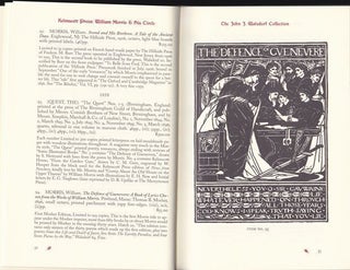 Kelmscott Press, William Morris & His Circle. The John J. Walsdorf Collection with a few additions.
