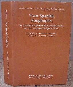 Item #13511 Two Spanish Songbooks. Dorothy Sherman Severin