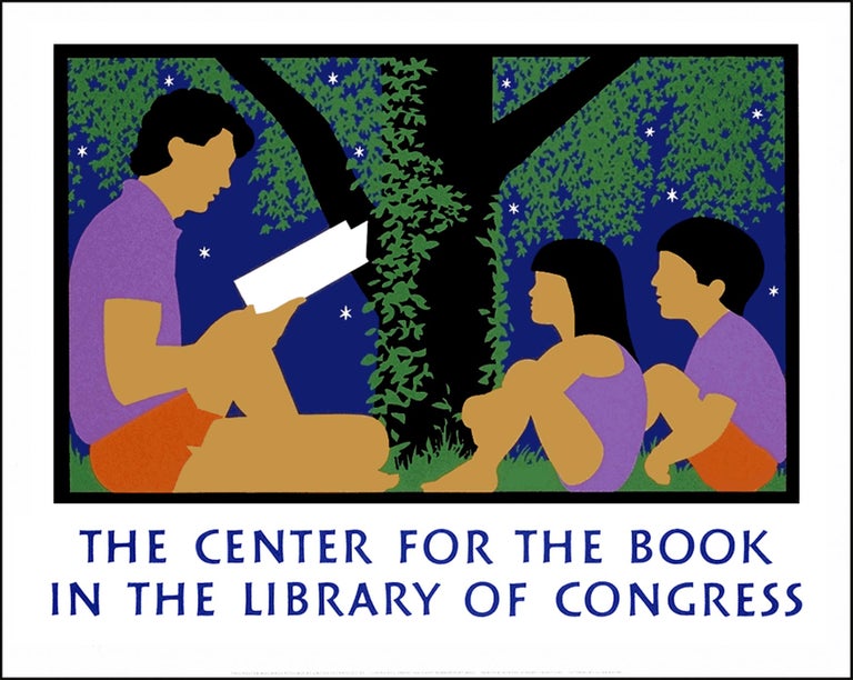 Item #18300 The Center for the Book in the Library of Congress. [Poster]. Lance HIDY.