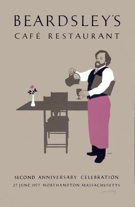 Item #18312 Beardsley's Cafe Restaurant. [Poster]. Lance HIDY