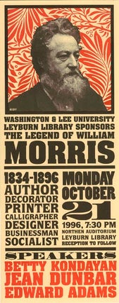 Item #21825 William Morris. [Poster]. Lance HIDY