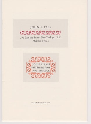Item #23992 John S. Fass