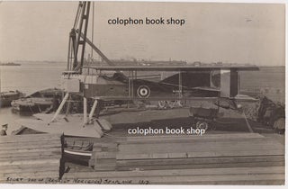 Item #25542 Original contact print photograph of a Short Seaplane. 1917