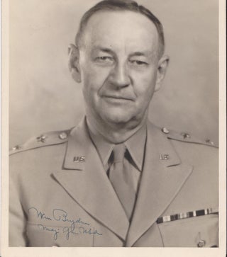 Item #27140 Photographic portrait, signed. Maj. Gen. William BRYDEN
