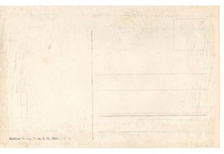 Postcard - Vernichtung der englischen Panzerkreuzer "Aboukir", "Hogue" und "Cressy" durch Unterseeboot 9.