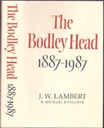 Item #292 The Bodley Head 1887-1987. J. W. LAMBERT, Michael Ratcliffe.
