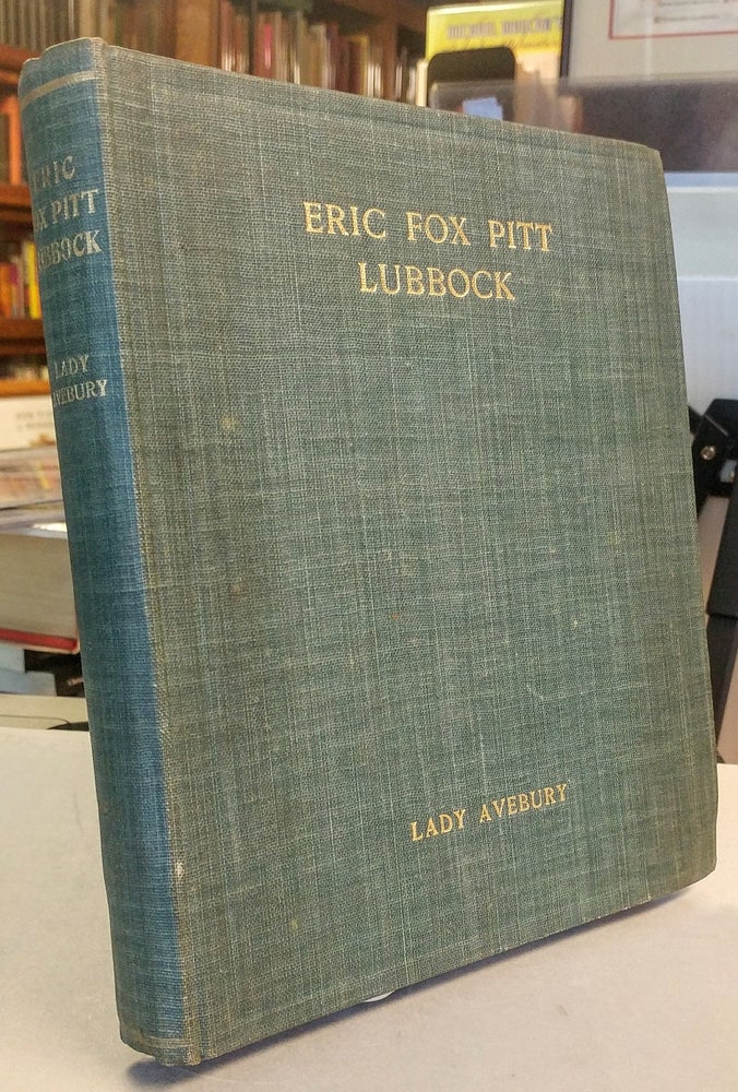 Item #30222 Eric Fox Pitt Lubbock. Lady Alice AVEBURY.