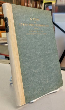 Item #30254 Letters of Cyrus Foss Chamberlain. A Member of the Lafayette Flying Corps. Cyrus Foss...