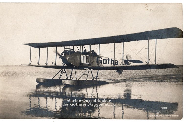 Item #30541 Original Sanke Postcard #900 of "Marine-Doppeldecker der Gothaer Waggonfabrik."