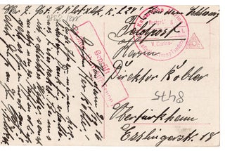 Original Sanke Postcard #903 of "Marine-Doppeldecker der Gothaer Waggonfabrik."