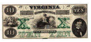 Item #31023 1862 Virginia 10 Dollar Treasury Note Date Oct. 15, 1862