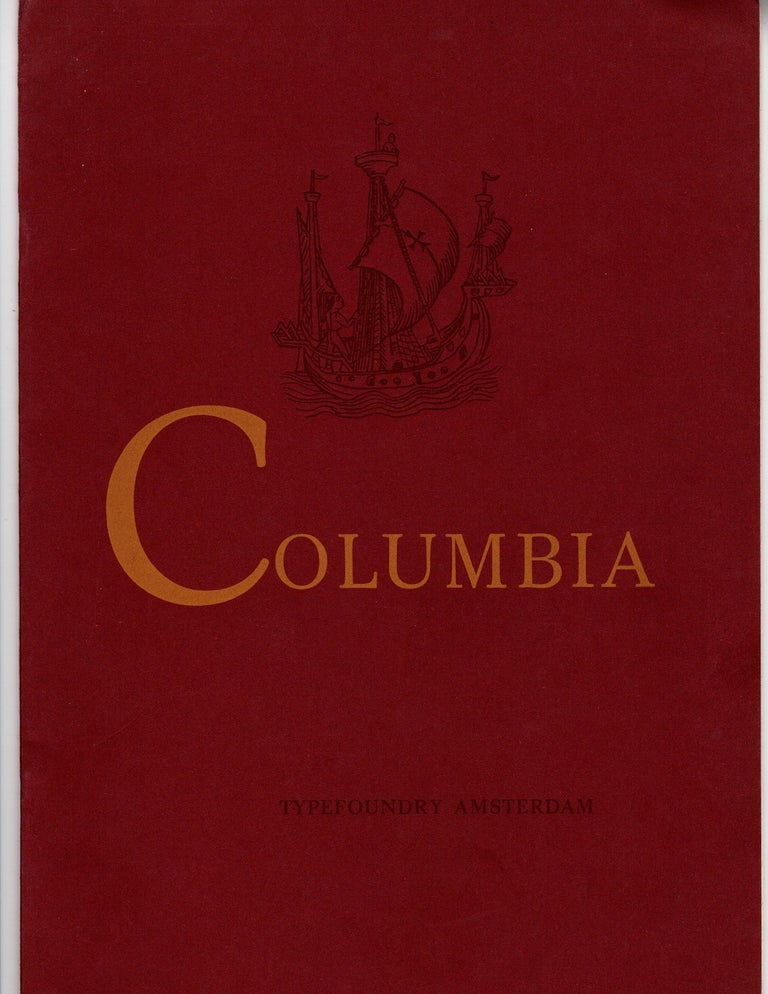 Item #31079 Columbia. Cut into four series: Roman & Italic, bold & bold Italic.