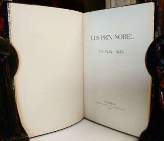 Les Prix Nobel en 1924-1925.