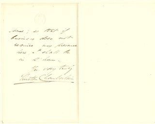 Autograph Letter, signed and dated 25/4/1. Nobel Prize Laureate.