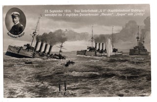 Item #31688 (Postcard). "22. September 1914. Das Unterseeboot "U 9"...