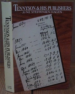Item #318 Tennyson and His Publishers. June Steffenson HAGEN