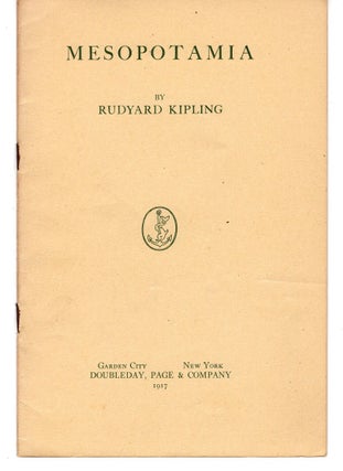 Mesopotamia. Rudyard KIPLING.