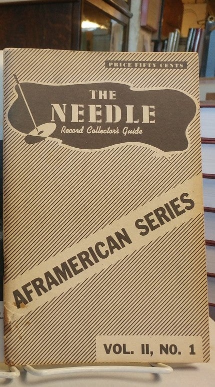 Item #32326 The Needle. Record Collector's Guide. Aframerican Series. Vol. II, No. 1. (Cover title). Robert REYNOLDS.