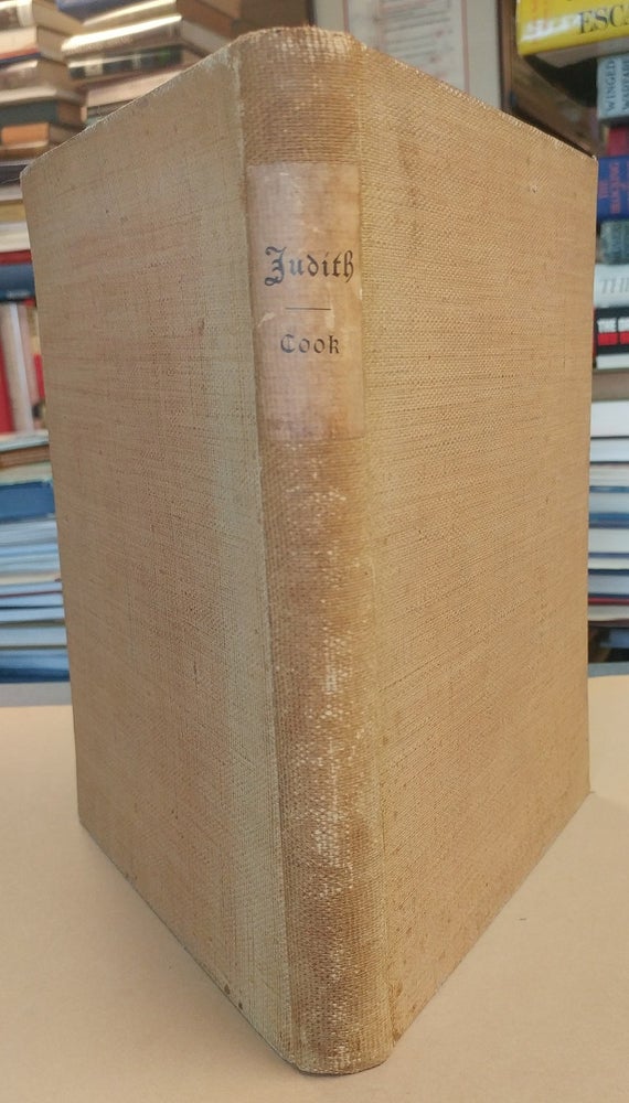 Item #32734 Judith. An Old English Epic Fragment. Edited with introduction, translation, complete glossary, and various indexes. Albert S. COOK.