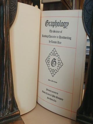 Graphology. The science of reading character in handwriting.