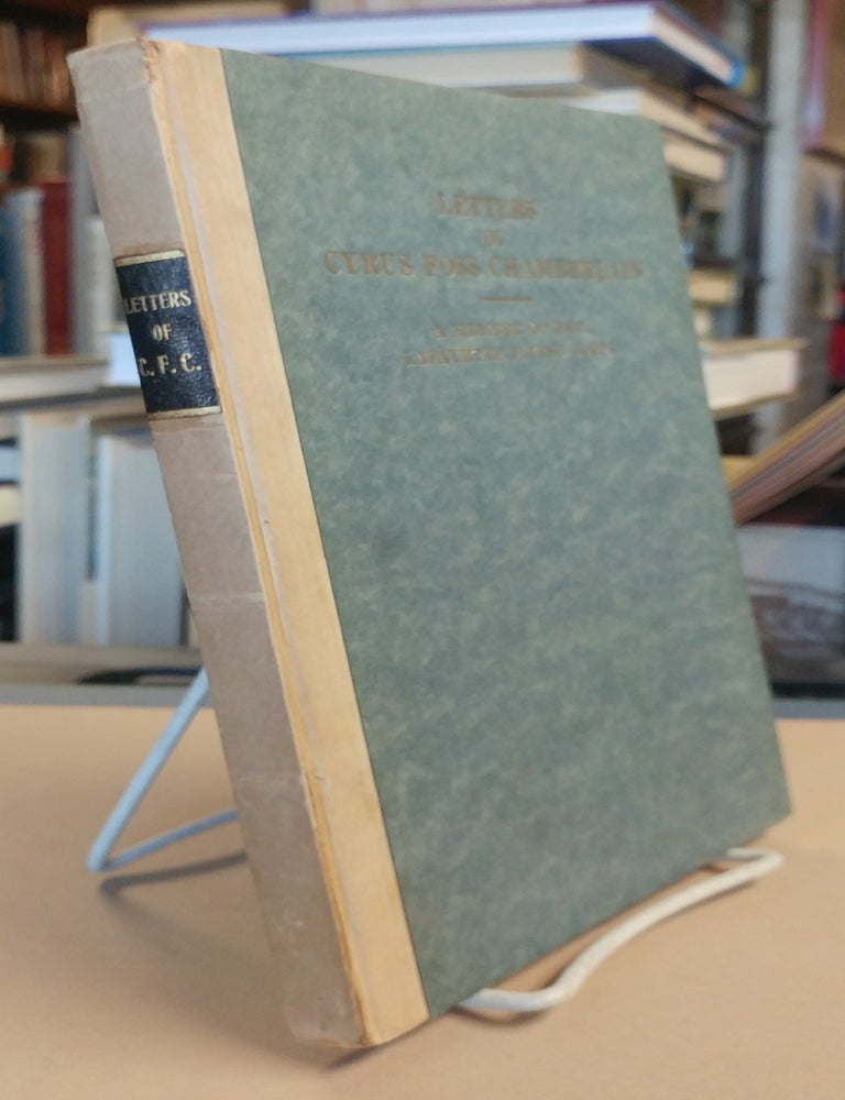 Item #32978 Letters of Cyrus Foss Chamberlain. A Member of the Lafayette Flying Corps. Cyrus Foss CHAMBERLAIN.