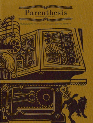 Item #33118 Parenthesis. The Newsletter of The Fine Press Book Association. Number 8. June 2003