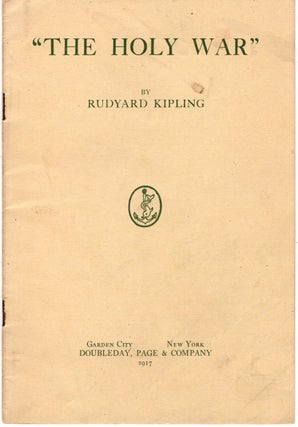 Item #33184 "The Holy War" Rudyard KIPLING