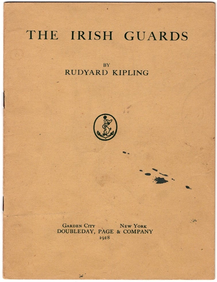 Item #33187 The Irish Guards. Rudyard KIPLING.