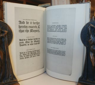 Item #33302 The Specimen Books of Binny and Ronaldson 1809-1812 in Facsimile. Carl Purington ROLLINS