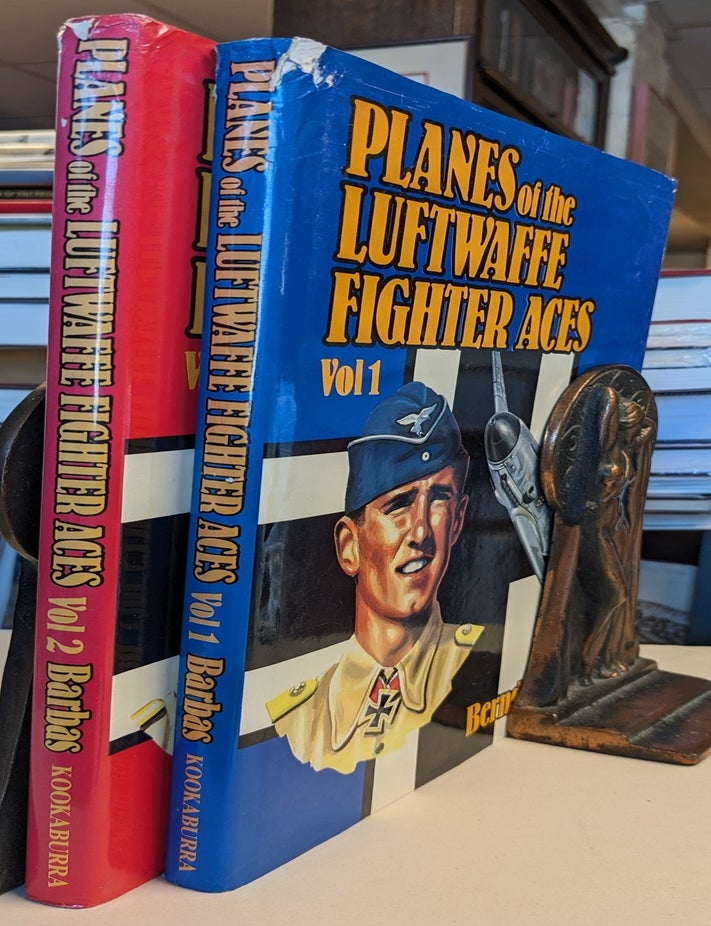 Item #33620 Planes of the Luftwaffe Fighter Aces. 2 volumes. Bernd BARBAS.