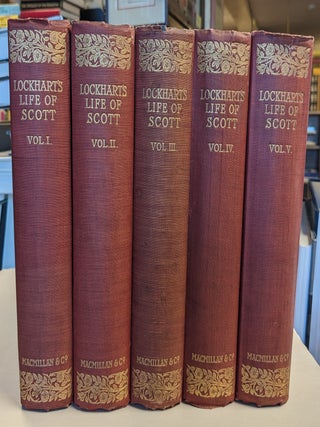 Memoirs of Sir Walter Scott. Five Volumes, complete.