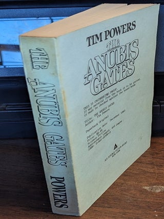 Item #34266 The Anubis Gates. Tim POWERS