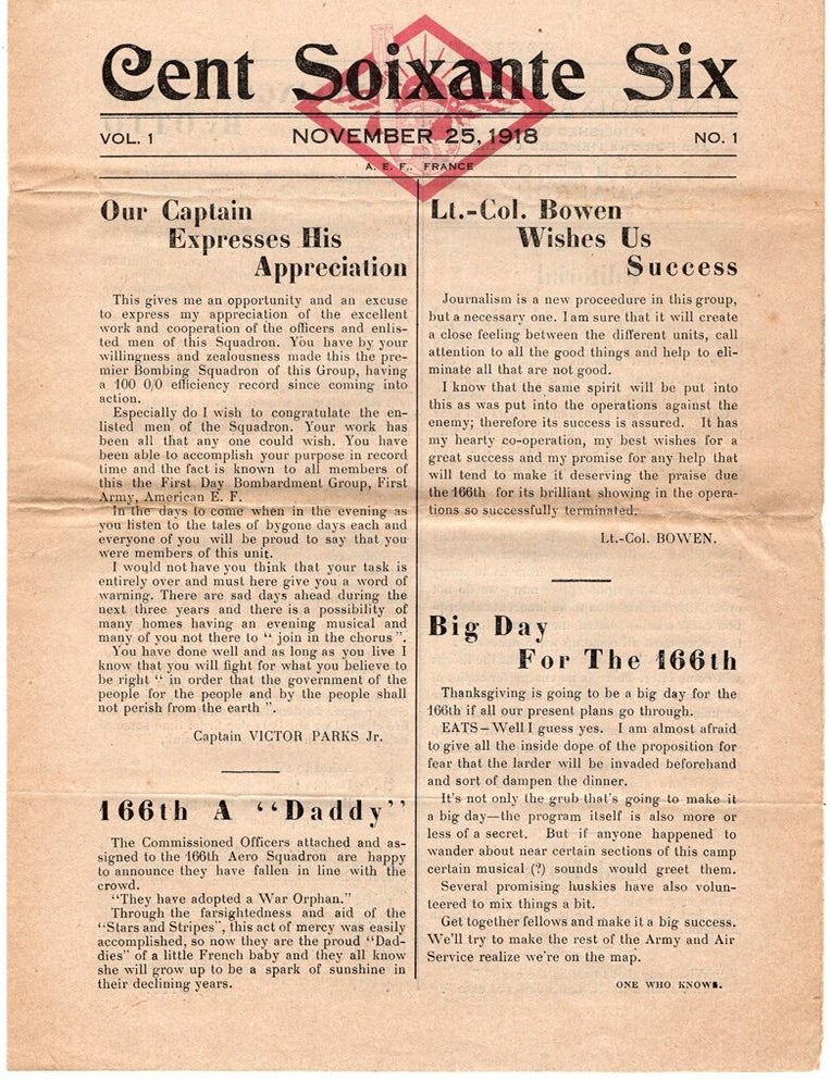 Item #34738 "Cent Soixante Six." (cover title).