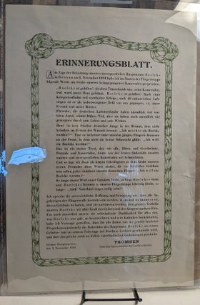 Item #34904 Erinnerungsblatt