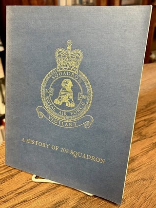 Item #34915 A History of 208 Squadron. D. S. B. MARR