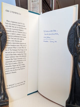 The Nijmegen Proof: A Romance of Rare Books.