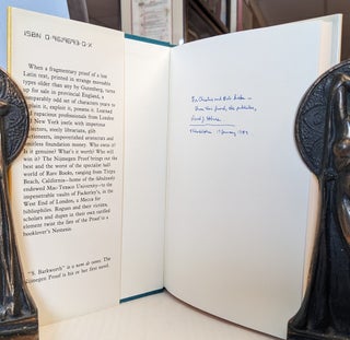 The Nijmegen Proof: A Romance of Rare Books.