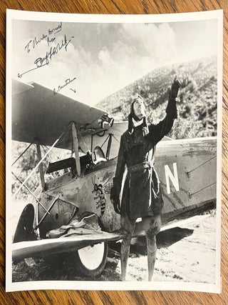 Item #35159 Autographed 8" x 10" photo inscribed to WWI collector Charles Donald....