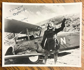 Item #35159 Autographed 8" x 10" photo inscribed to WWI collector Charles Donald....