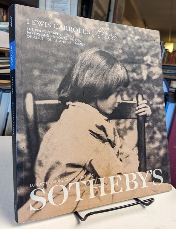 Item #35303 Lewis Carrol'ls Alice: The Photographs, Books, Papers and Personal Effects of Alice Liddell and Her Family, Sold by Order of The Trustees of the Alice Settlement.