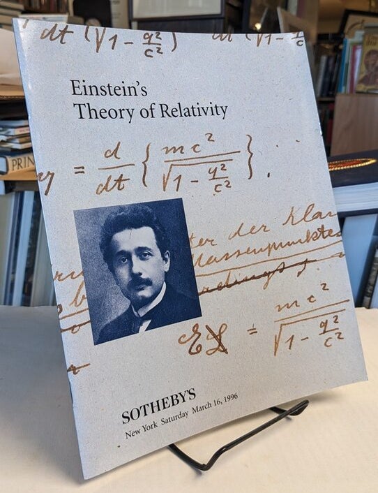 Item #35312 Einstein's Theory of Relativity.