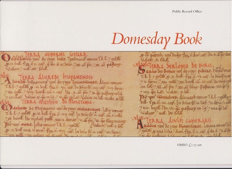 Item #3728 Domesday Book. Alexandra NICOL.