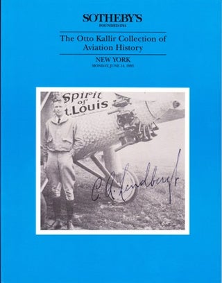 Item #3740 The Otto Kallir Collection of Aviation History