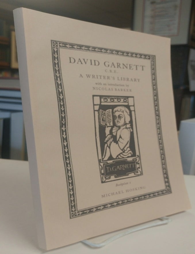 Item #3753 David Garnett C.B.E. A Writer's Library.
