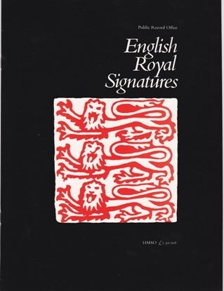 Item #4 English Royal Signatures.